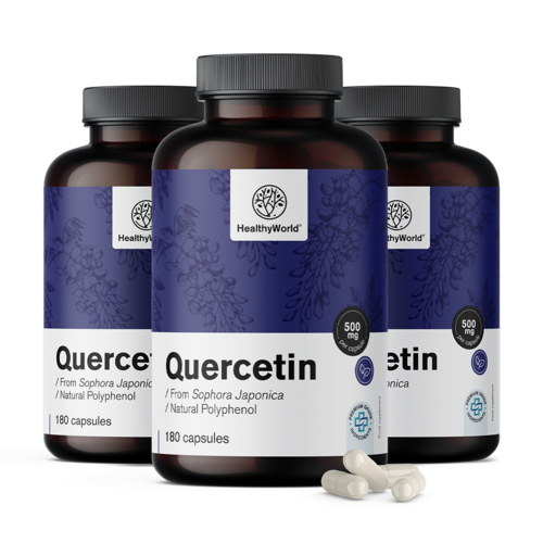 3x Quercetina 500 mg, totale 540 capsule